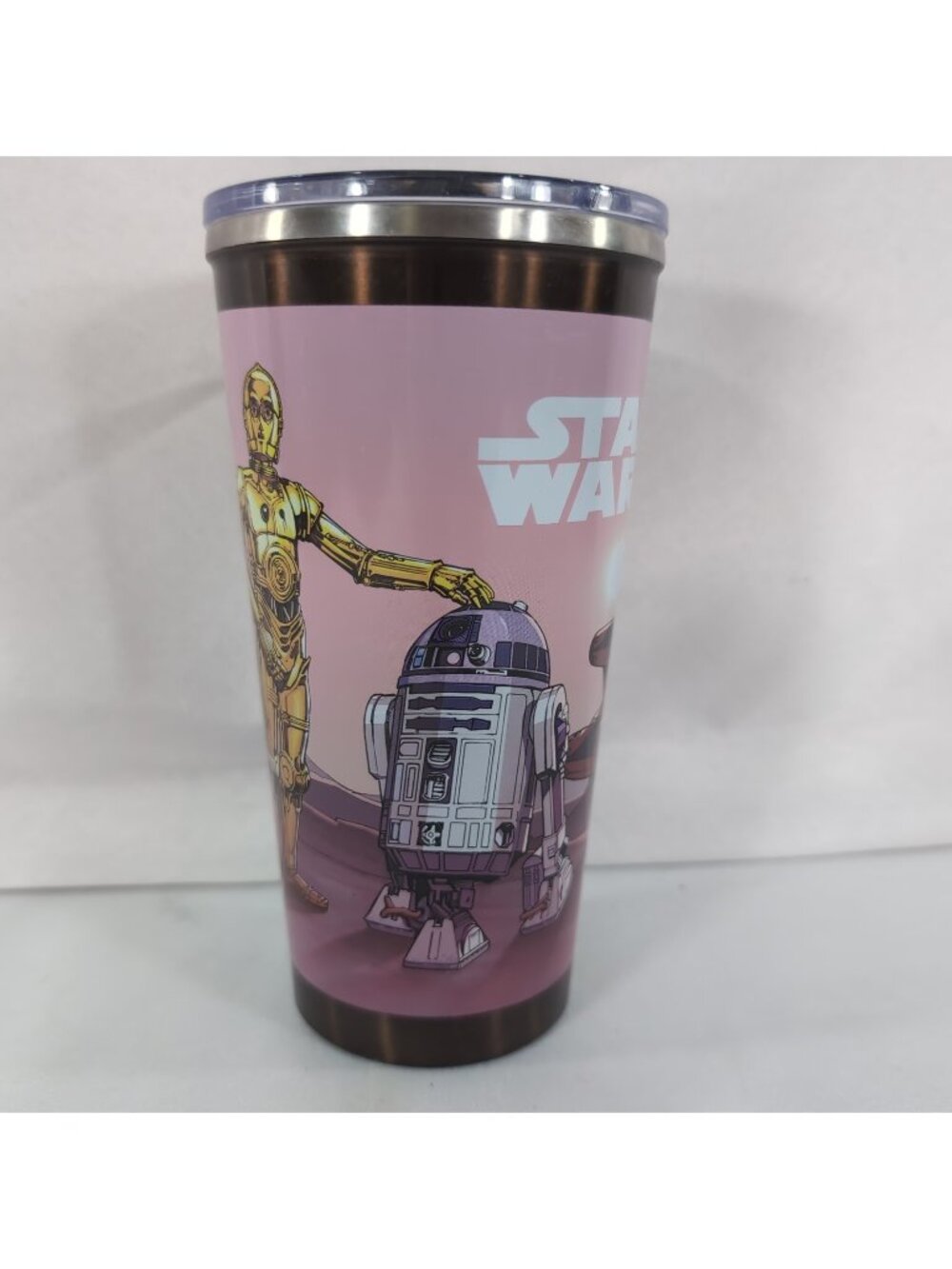 Disney Parks Star Wars Tumbler Easyco Limited Edition 10037600 LFL C3PO R2D2 7"